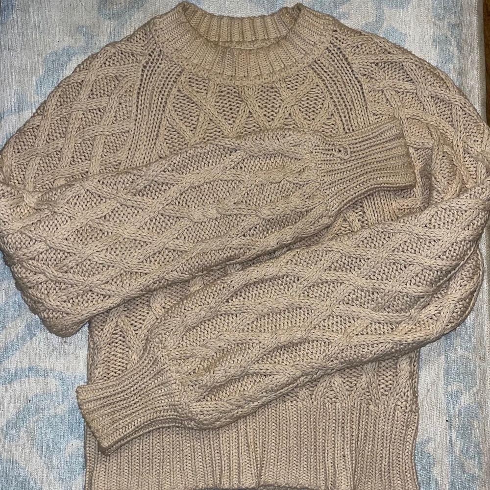 Equipment Cable-knit Sweater